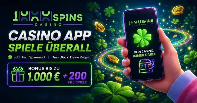 1000Spins Casino App banner